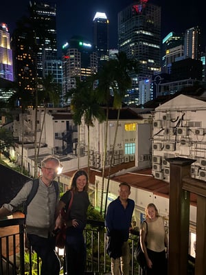 Daniel als Fellow in Singapur