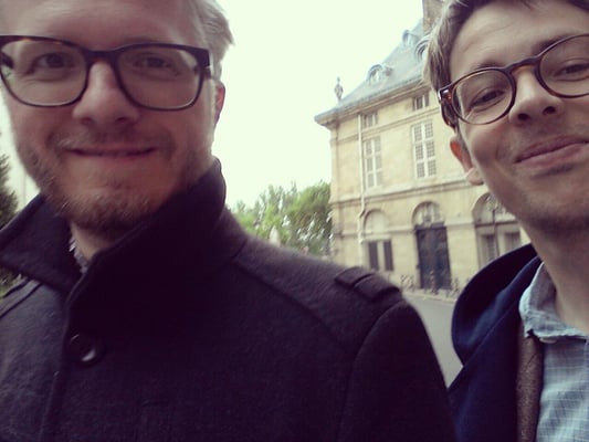 Daniel und Peter im Mai 2017 in Paris