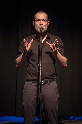 Robert Prosser bei HAM.LIT 2018 (Foto: Gordon Timpen)