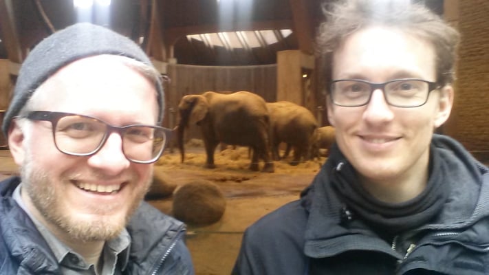 Schöne Abwechslung auf Tour: Elefanten kucken! Frühjahr 2017