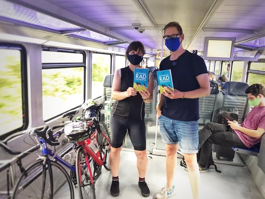 Auf freier Wildbahn entdeckt: "Die Philosophie des Radfahrens" (danke an Timo Ruppel!)