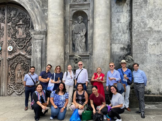 Daniel als Fellow in Manila