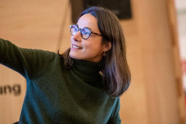 Autorin Hannah Brinkmann beim Leseclubfestival 2021 (Foto: Thomas Panzau)