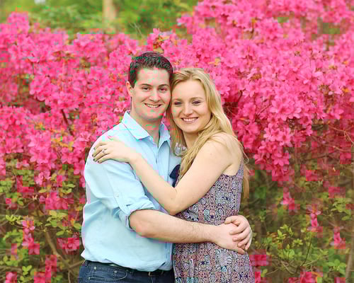 Spring !!!  Azalie !!! Engagement  photo session. Photographer Gosia & Steve Tudruj Servis Pa, NJ, NY 215-837-6651 www.momentsinlifephoto.com Specializing in wedding photography, event, portrait