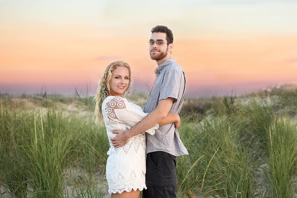 Engagement photo session in ocean NJ  Photographer PA, NJ, NY  - Gosia & Steve Tudruj  215-837-6651  www.momentsinlifephoto.com