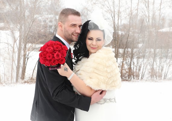 A beautiful snowy wedding day . Photographer PA, NJ, NY - Gosia & Steve Tudruj 215-837-6651 www.momentsinlifephoto.com  Specializing in wedding photography, event, portrait