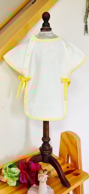 HowCute®点滴用肌着S・低出生体重児サイズイエロー