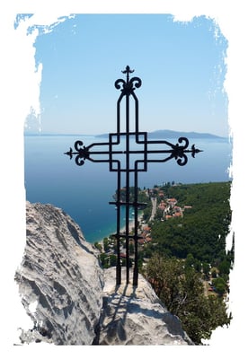 Unbekannter Gipfel über Medveja (Kroatien)