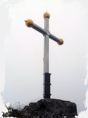 Kranzhorn 1368m (deutsches Gipfelkreuz)