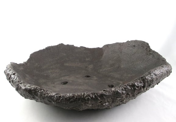 Bonsaischale rund im Farbton anthrazit