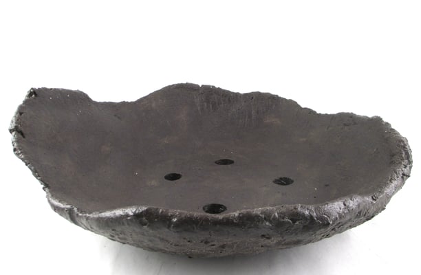 Bonsaischale rund im Farbton anthrazit