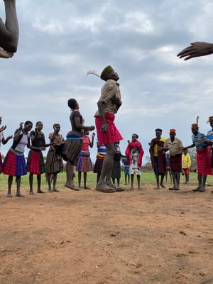 племя Карамоджа в Уганде