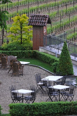 Im Garten der Villa Tiboldi, S. Stefano bei Canale