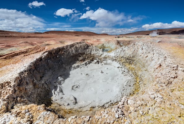 Im Geysirfeld 'Sol de Mañana