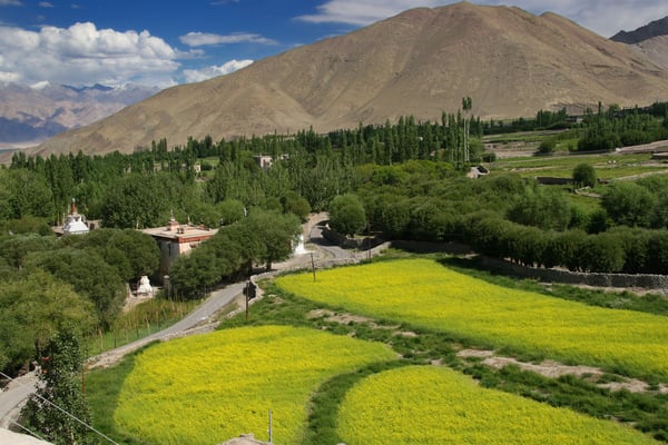 Blick vom Kloster Stok ins Industal