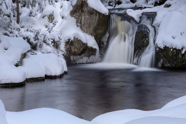 Eine Gumpe im Südschwarzwald; 11.1.2019