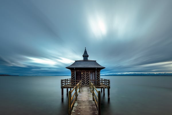 Le pavillon des bains, 1907, Léo Châtelain, Romandie