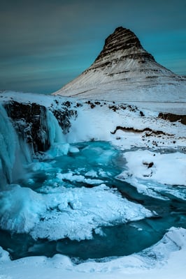 Kirkjufell, Nordwest-Island; Februar 2015