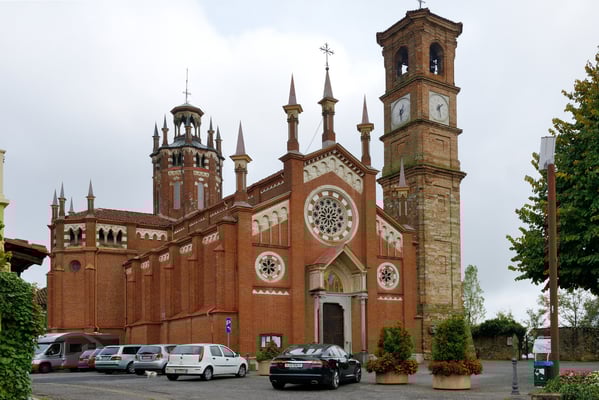 Chiesa di Santa Maria della Pieve; Pino d' Asti; Piemont; 3.10.2015