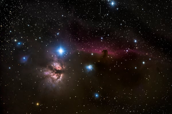 Pferdekopfnebel im Orion; Luzein, 25.2.2019