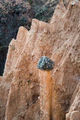 Pyramiden von Melnik, Bulgarien; 21.2.2018; 