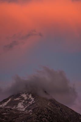 Ritzberge am Abend, von Münster aus; 14. Juni 2017