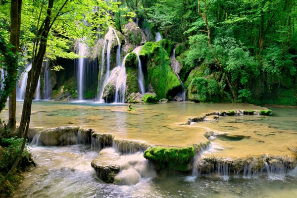 Cascade des tufs; Französischer Jura; Arbois; Juni 2015