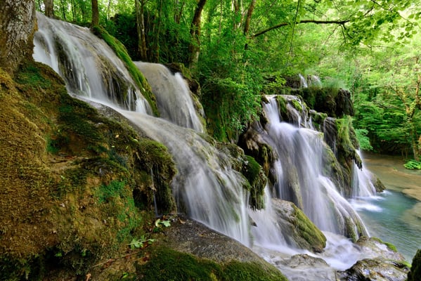 Cascade des tufs; bei Arbois, franz. Jula; 5. Juli 2015