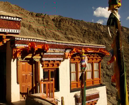 Tempelraum des Klosters Rizong