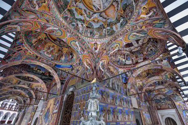 Orthodoxes Kloster Rila; Bulgarien; 19.2.2018