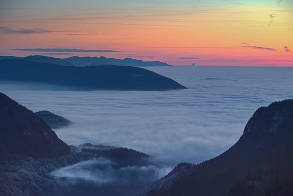 Vu du Creux du Van; 16. Dezember 2016