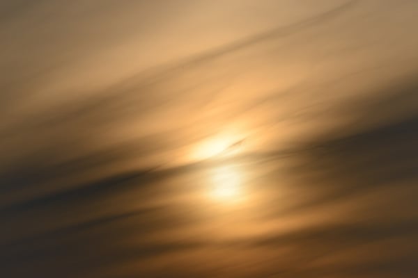 Herrliche Muster am Abendhimmel über dem Fjord vor Flatanger; 10.9.2015