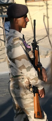 Andächtige Ordnungshüter