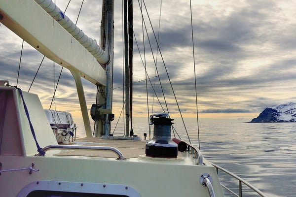 Vor dem Westufer der Spitzbergen-Inseln; 3, Juli 2015