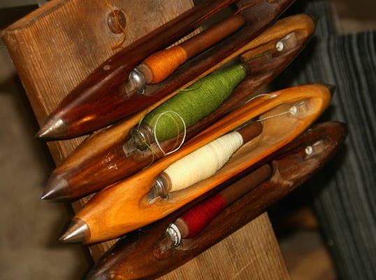 Weberei in Kullu; Webschiffchen