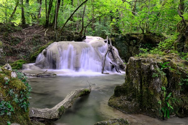 Cascade des tufs; bei Arbois, franz. Jula; 5. Juli 2015