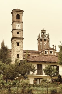 Chiesa di Santa Maria della Pieve; Pino d' Asti; Piemont; 3.10.2015