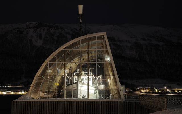 Schiffsmuseum beim Hafen von Tromsö