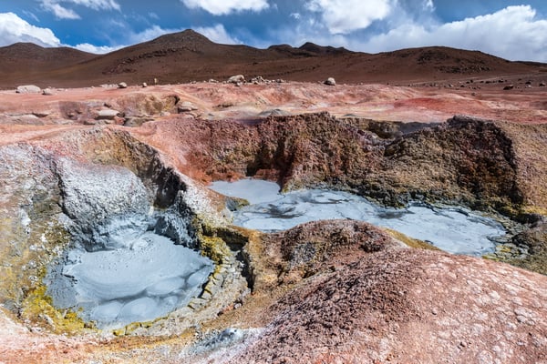 Im Geysirfeld 'Sol de Mañana