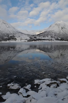 Landschaft nordwestlich Tromsö