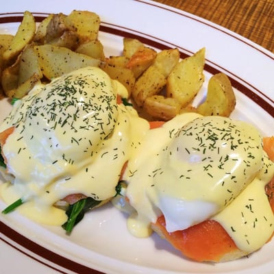 エッグスンシングス銀座店のエッグベネディクト