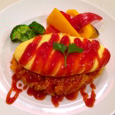 ダンデライオンのたんぽぽオムライス