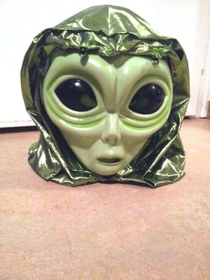 ALIEN/ET-Maske, sehr bequem und gute Sicht, Fr. 10.-