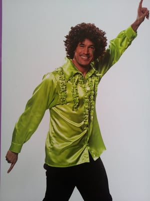 Flower-Power/Hippi-Hemd, Gr. 48/50, Fr. 12.-