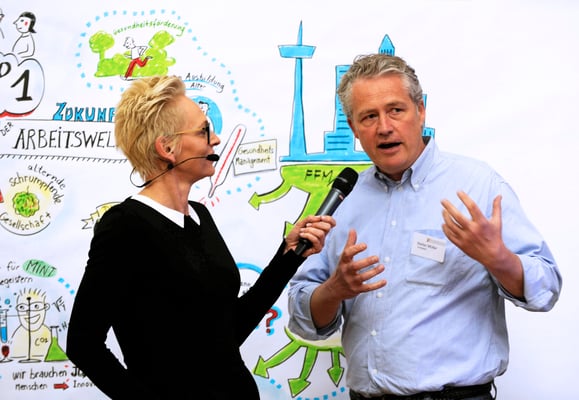 Recording eines Demographie-Kongresses mit 600 Teilnehmern. Plenum und diverse Gruppen (Sabine, Florence, Stefan)