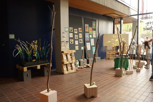 Am 25.5. fand in der Steinenbergschule die Eröffnungsveranstaltung der Schulkunst Baden-Württemberg statt. 