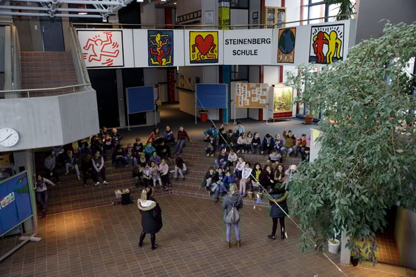 Mittagessen, Mittagsband und Themenangebote in der Steinenbergschule in Stuttgart Hedelfingen
