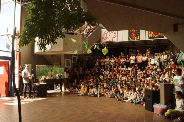Am 25.5. fand in der Steinenbergschule die Eröffnungsveranstaltung der Schulkunst Baden-Württemberg statt. 