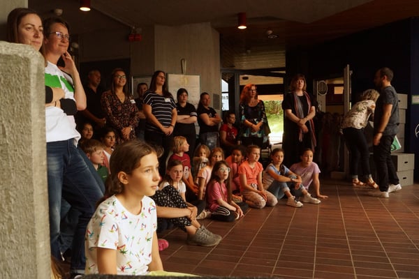 Am 25.5. fand in der Steinenbergschule die Eröffnungsveranstaltung der Schulkunst Baden-Württemberg statt. 