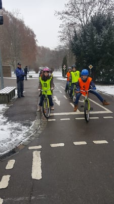 Fahrradprüfung der Klasse 4 - 4